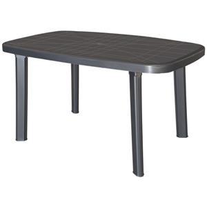 TAVOLI RESINA S.MORRIZ 140X85X80 ANTRAC.